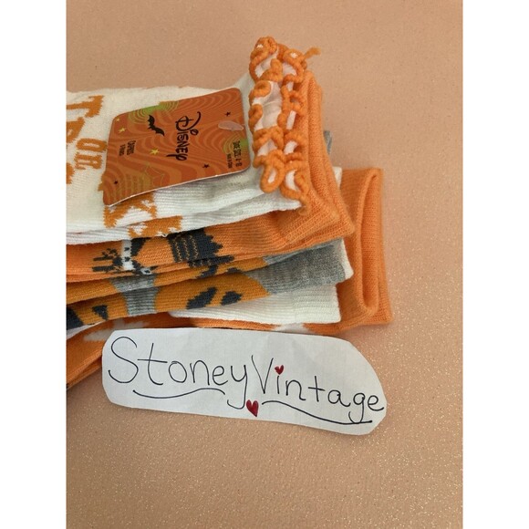 New Disney HALLOWEEN Crew Socks  MINNIE, Stitch, Spongebob, Wednesday - Picture 6 of 16